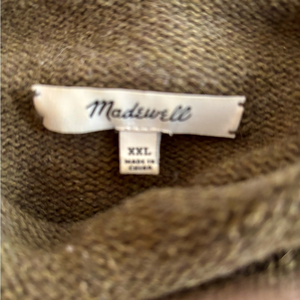 Madewell Glennmoor Mockneck Sweater EUC - Picture 7 of 8